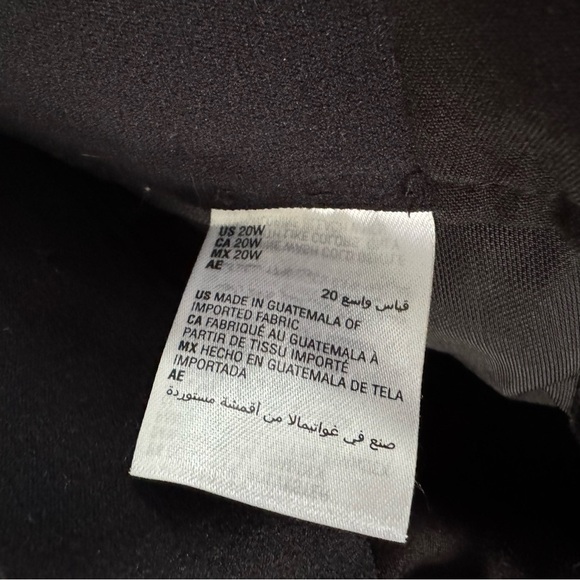 Black Tailored Trouser Minimalist Chic Curvy Fit Size 20W JM Collection EUC - Picture 6 of 12